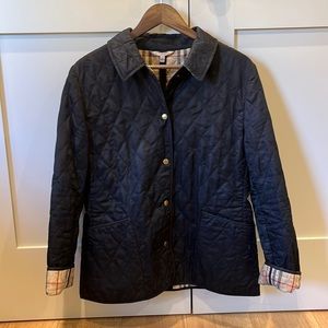 Burberry Dimond Quilted Jacket Black Size Medium